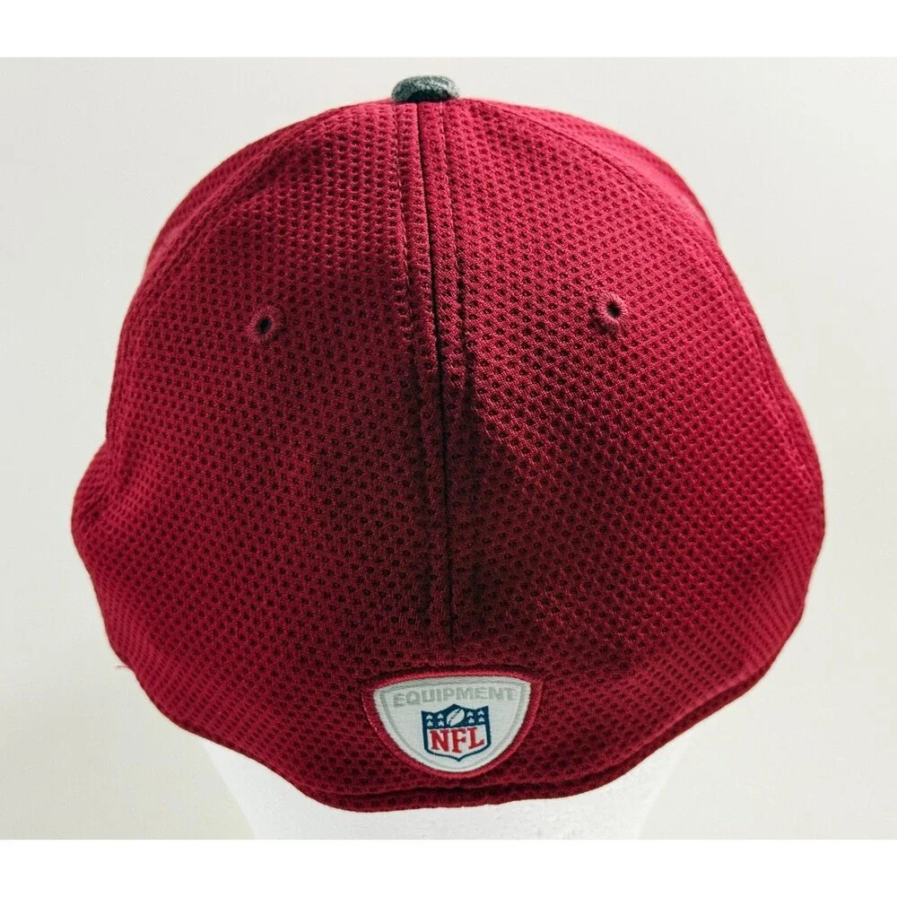 Arizona Cardinals Hat‎ Cap Fitted Mens M/L Red Gray New Era 39Thirty NFL - Picture 3 of 6